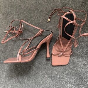ASOS Pink Strappy Heels